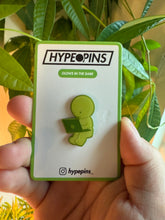 Load image into Gallery viewer, Smiski Work-A-Holic Hard Enamel Pin (Glow in the Dark)