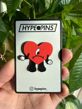 Load image into Gallery viewer, Bad Bunny Heart Hard Enamel Pin