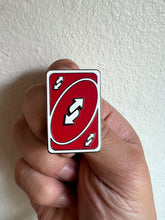 Load image into Gallery viewer, Reverse Uno Red Enamel Pin
