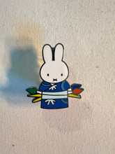 Load image into Gallery viewer, Rabbit Kimono Painting Hard Enamel