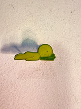 Load image into Gallery viewer, Smiski Sleepy Head Hard Enamel Pin (Glow in the Dark)