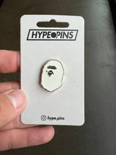 Load image into Gallery viewer, Ape Head Glow-In-The-Dark Hard Enamel Pin