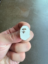 Load image into Gallery viewer, Ape Head Glow-In-The-Dark Hard Enamel Pin