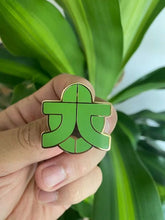 Load image into Gallery viewer, Sea Turtle T Hard Enamel Pin