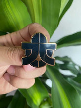 Load image into Gallery viewer, Sea Turtle T Hard Enamel Pin