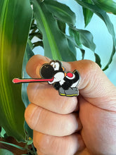 Load image into Gallery viewer, Yoshi Black Hard Enamel Pin