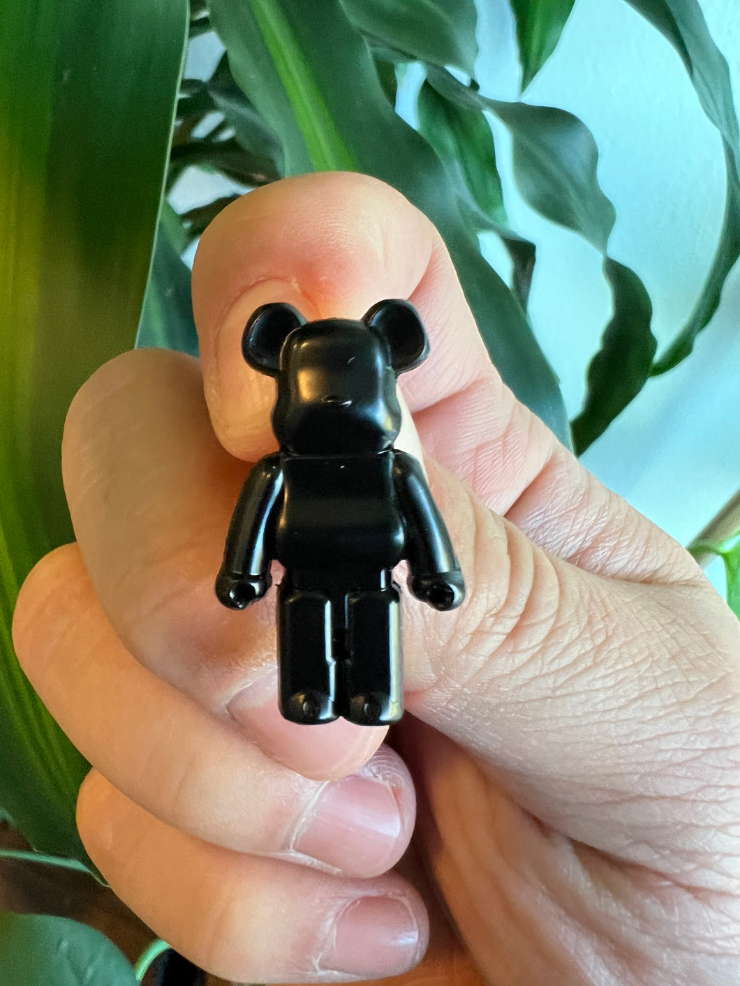 Bear Silhouette Black 3D Pin
