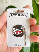 Load image into Gallery viewer, Chain Chomp Mario Hard Enamel Pin