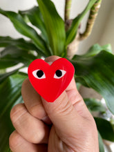 Load image into Gallery viewer, CDG Heart Soft Enamel Pin