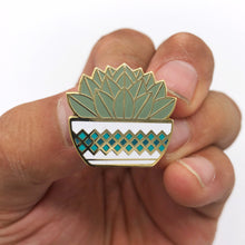 Load image into Gallery viewer, Succulent Plant Pin - Hard Enamel