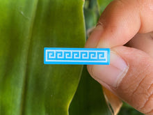 Load image into Gallery viewer, Greek Key Hard Enamel Pin