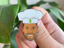 Load image into Gallery viewer, Russell Wilson "let Russ cook" Seahawks Hard Enamel Pin