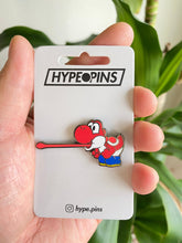 Load image into Gallery viewer, Yoshi Red Hard Enamel Pin