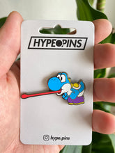 Load image into Gallery viewer, Yoshi Blue Hard Enamel Pin