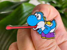 Load image into Gallery viewer, Yoshi Blue Hard Enamel Pin