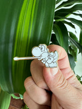 Load image into Gallery viewer, Yoshi White Hard Enamel Pin