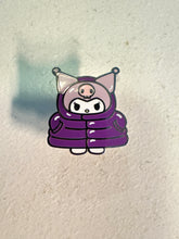 Load image into Gallery viewer, *Kuromi Puffy Coat Hard Enamel
