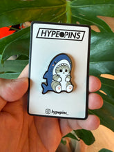 Load image into Gallery viewer, Cat Shark Cutie Hard Enamel Pin
