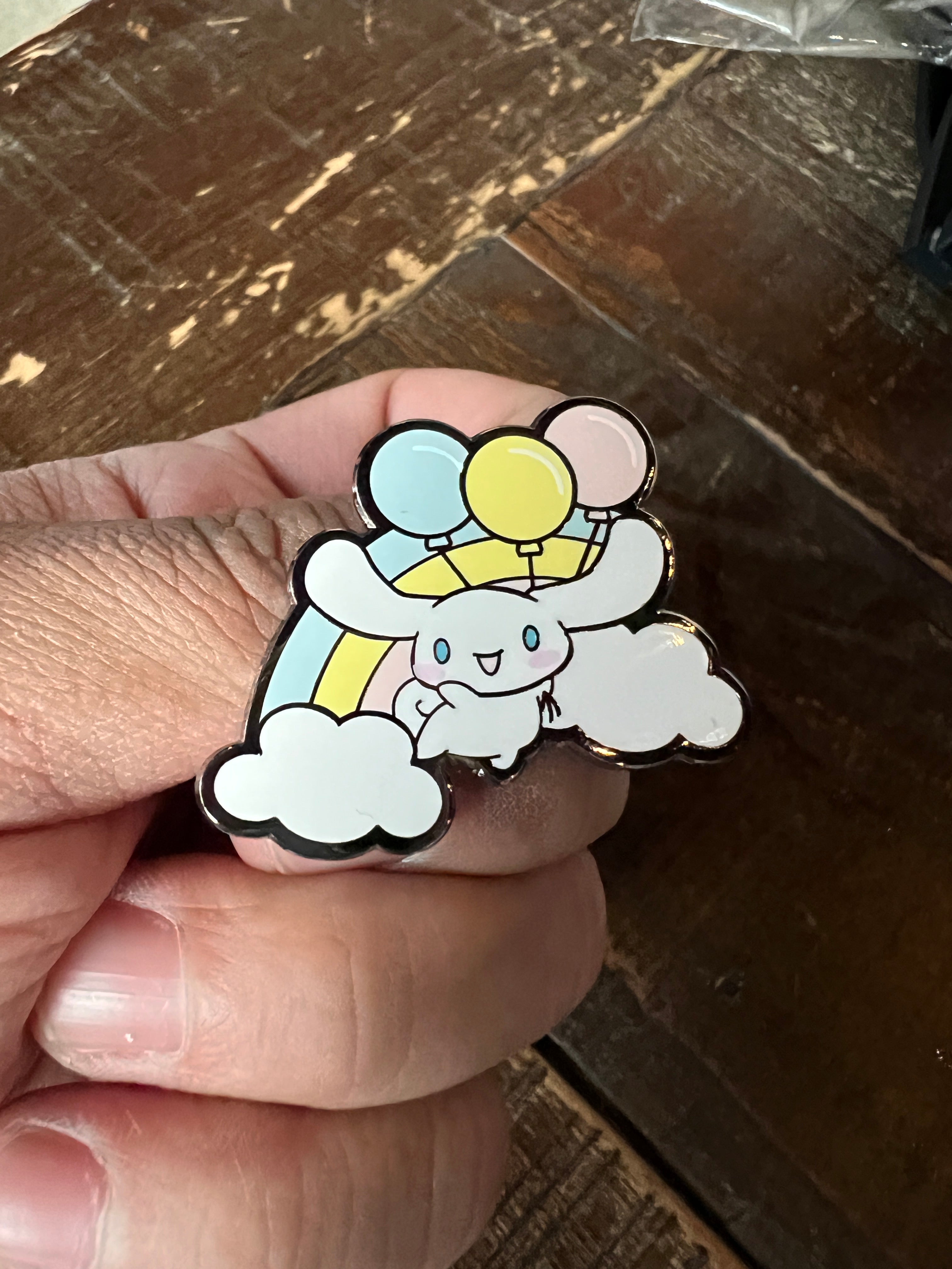 *Cinnamoroll Balloons Hard Enamel Pin – Hype Pins