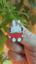 Load and play video in Gallery viewer, *Miffy Reading Hard Enamel
