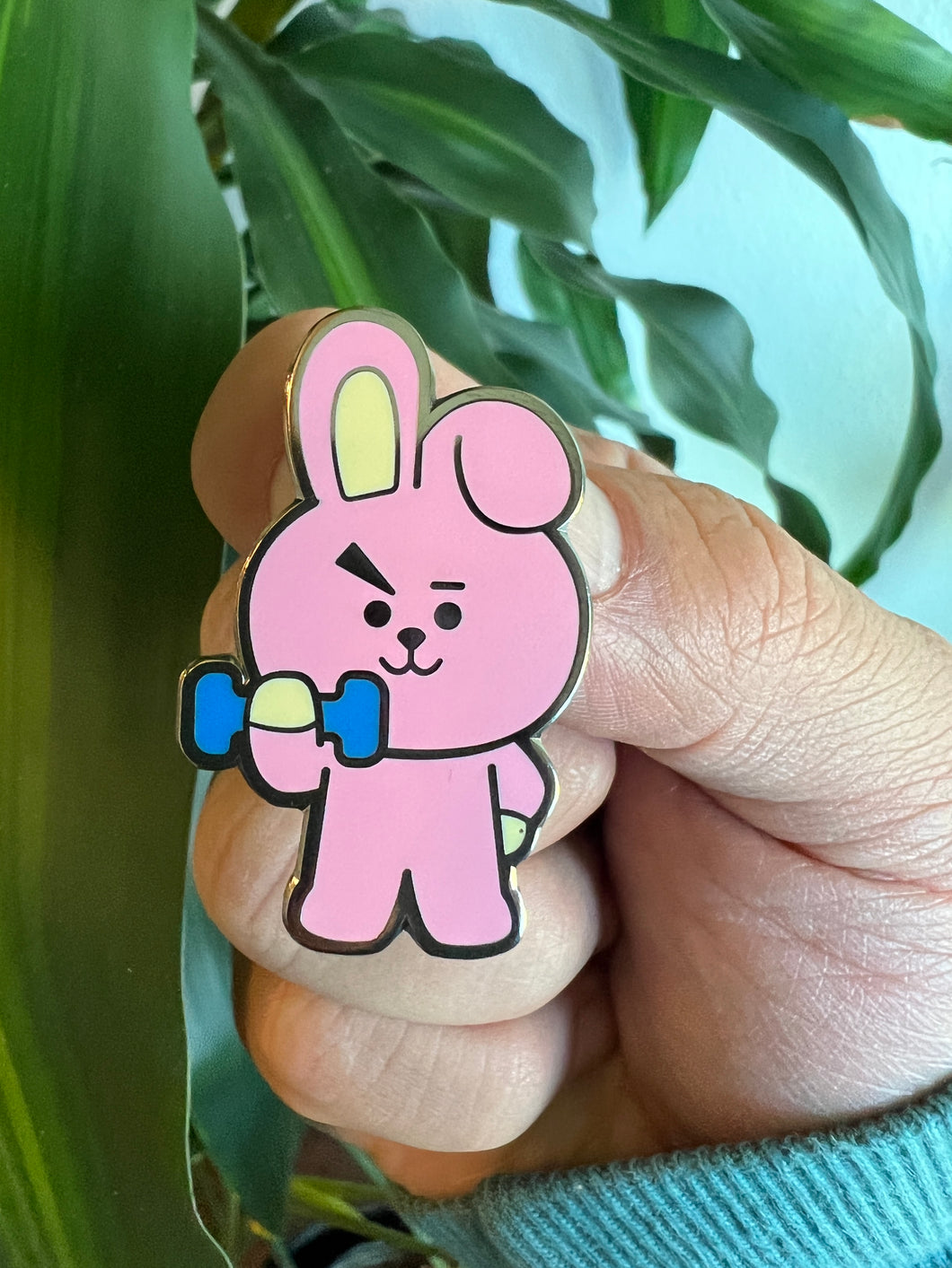 Cute Rabbit Jungkook Hard Enamel Pin