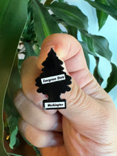 Load image into Gallery viewer, Evergreen Tree Black Pin
