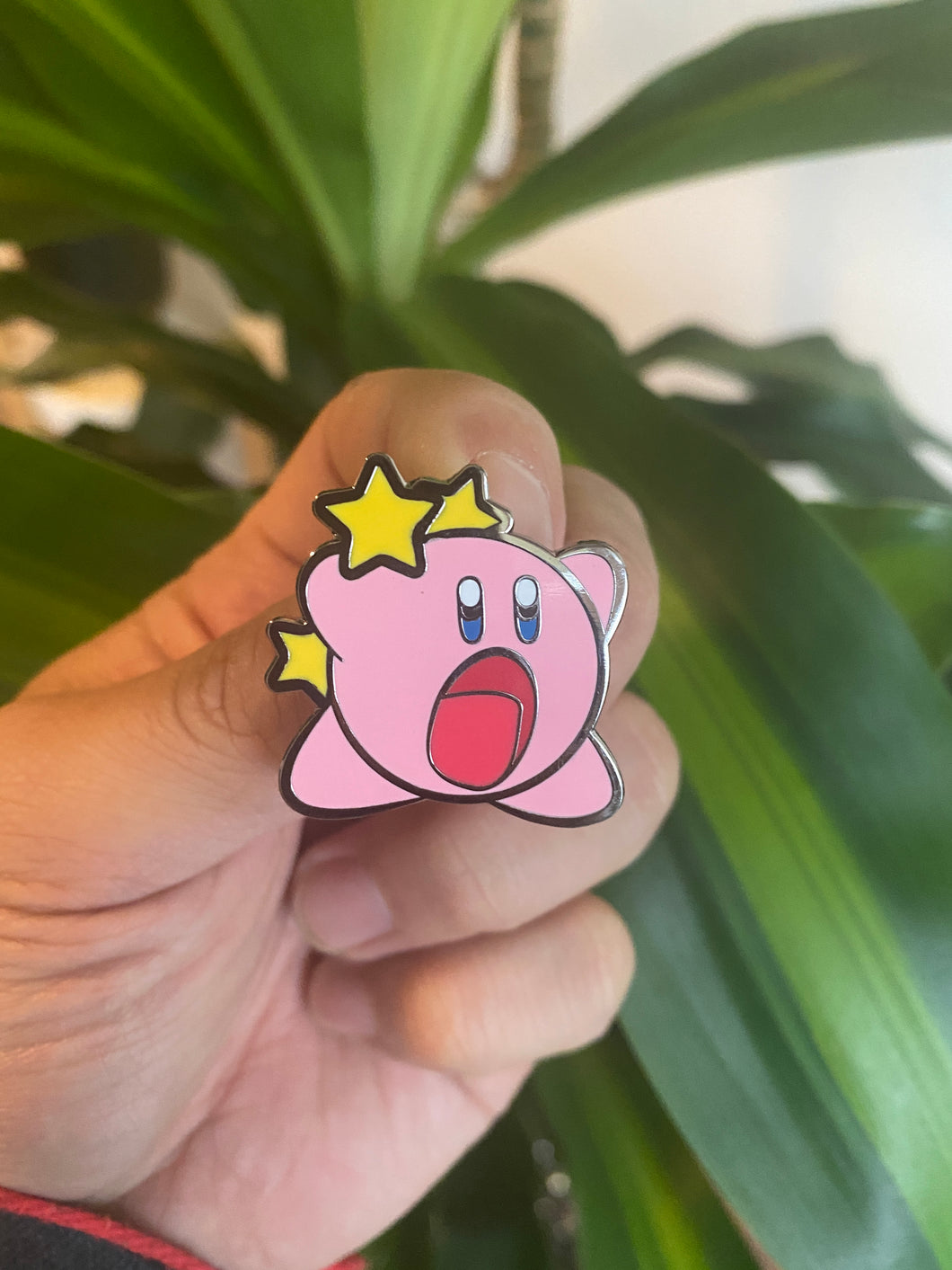 Kirby in Action Hard Enamel Pin