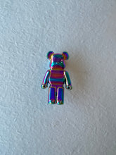 Load image into Gallery viewer, Bear Silhouette Rainbow 3D Pin
