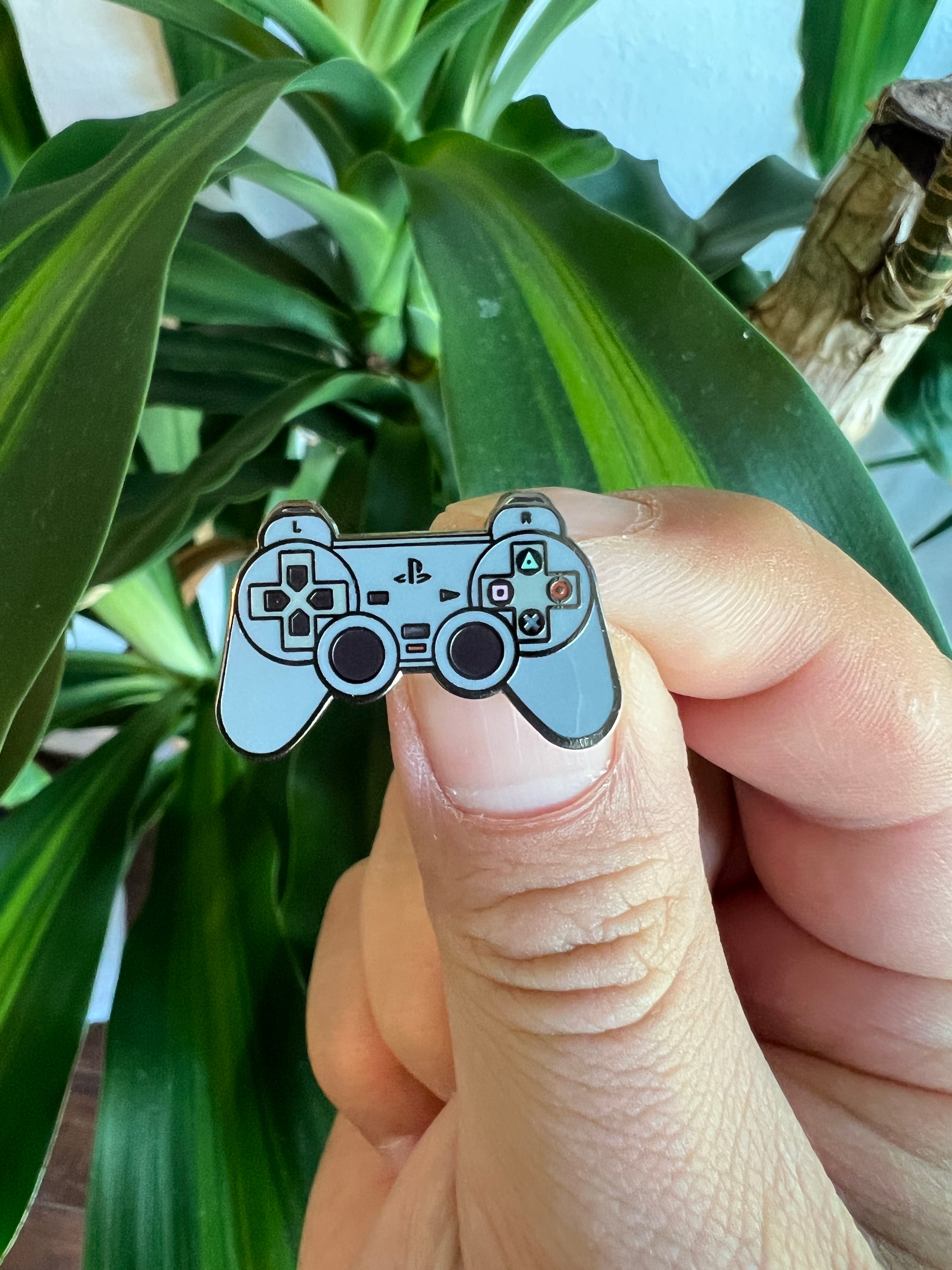 Playstation 2 Controller Hard Enamel Pin – Hype Pins