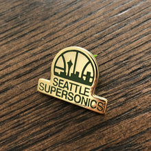 Load image into Gallery viewer, Seattle Super Sonics Pin - Hard Enamel

