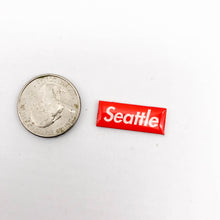 Load image into Gallery viewer, Seattle Red Box Logo Pin
