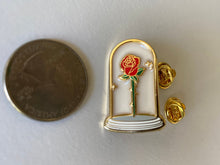 Load image into Gallery viewer, Timeless Red Rose Hard Enamel Pin
