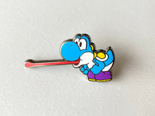 Load image into Gallery viewer, Yoshi Blue Hard Enamel Pin
