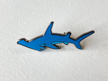 Load image into Gallery viewer, Hammerhead Shark Hard Enamel Pin

