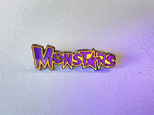 Load image into Gallery viewer, Monstarz Space Jam Purple/Orange Pin (Glow in the dark)
