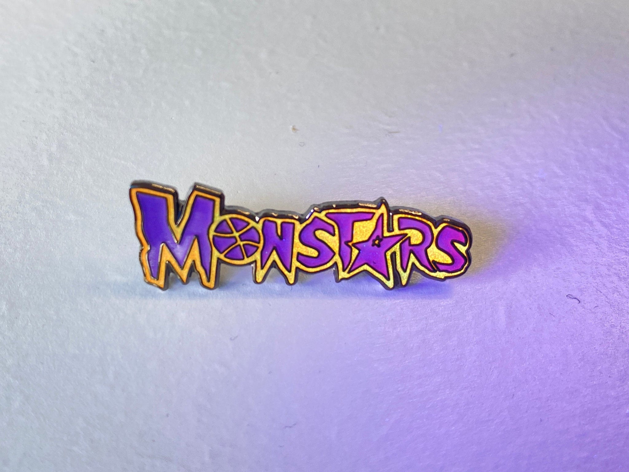 Monstarz Space Jam Purple/Orange Pin (Glow in the dark)