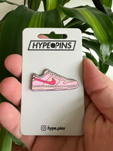 Load image into Gallery viewer, Dunks Triple Pink Enamel Pin
